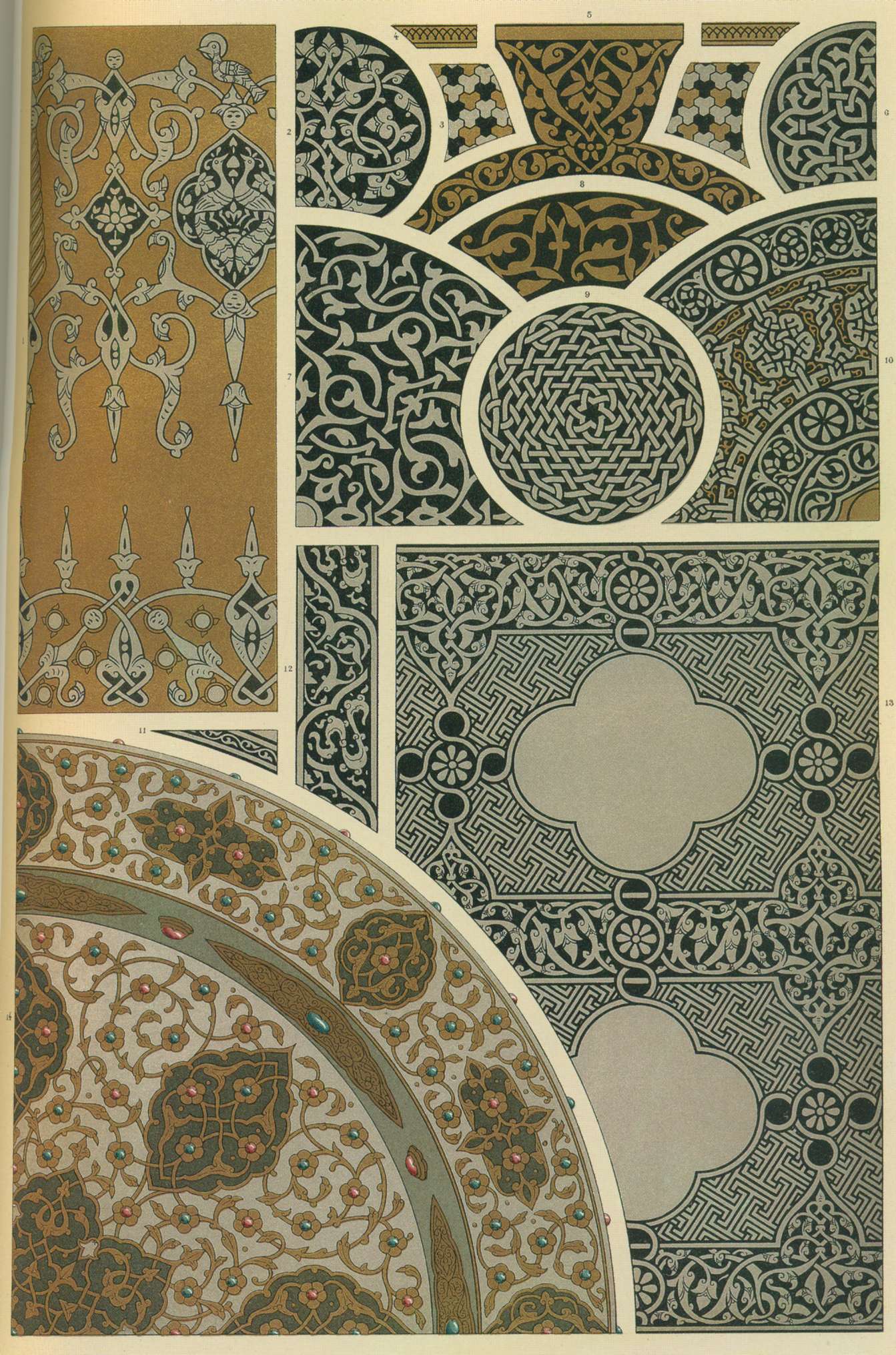 Вышивка, аппликации Мотивы фресок, XV век