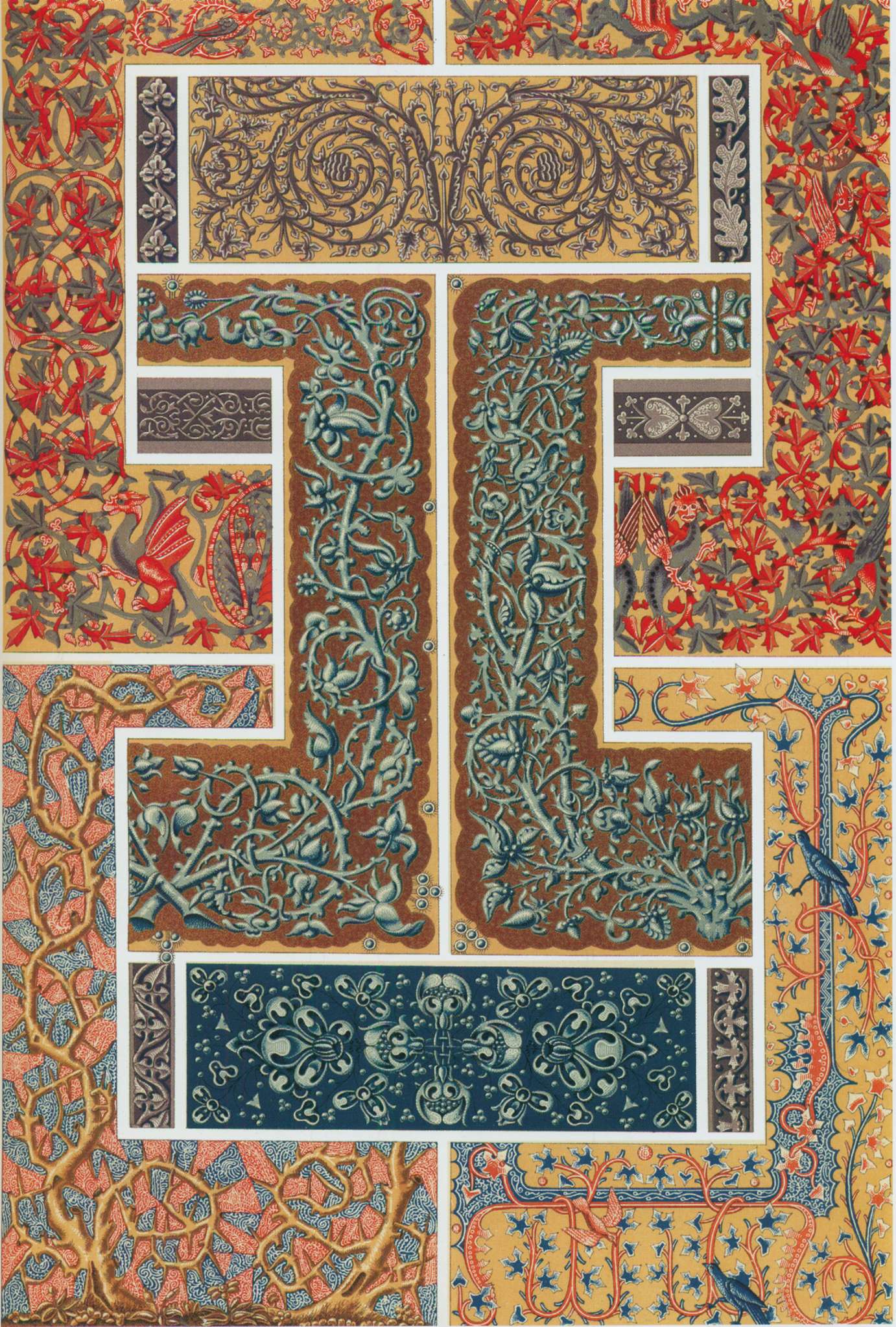 Мозаики, поливные изразцы