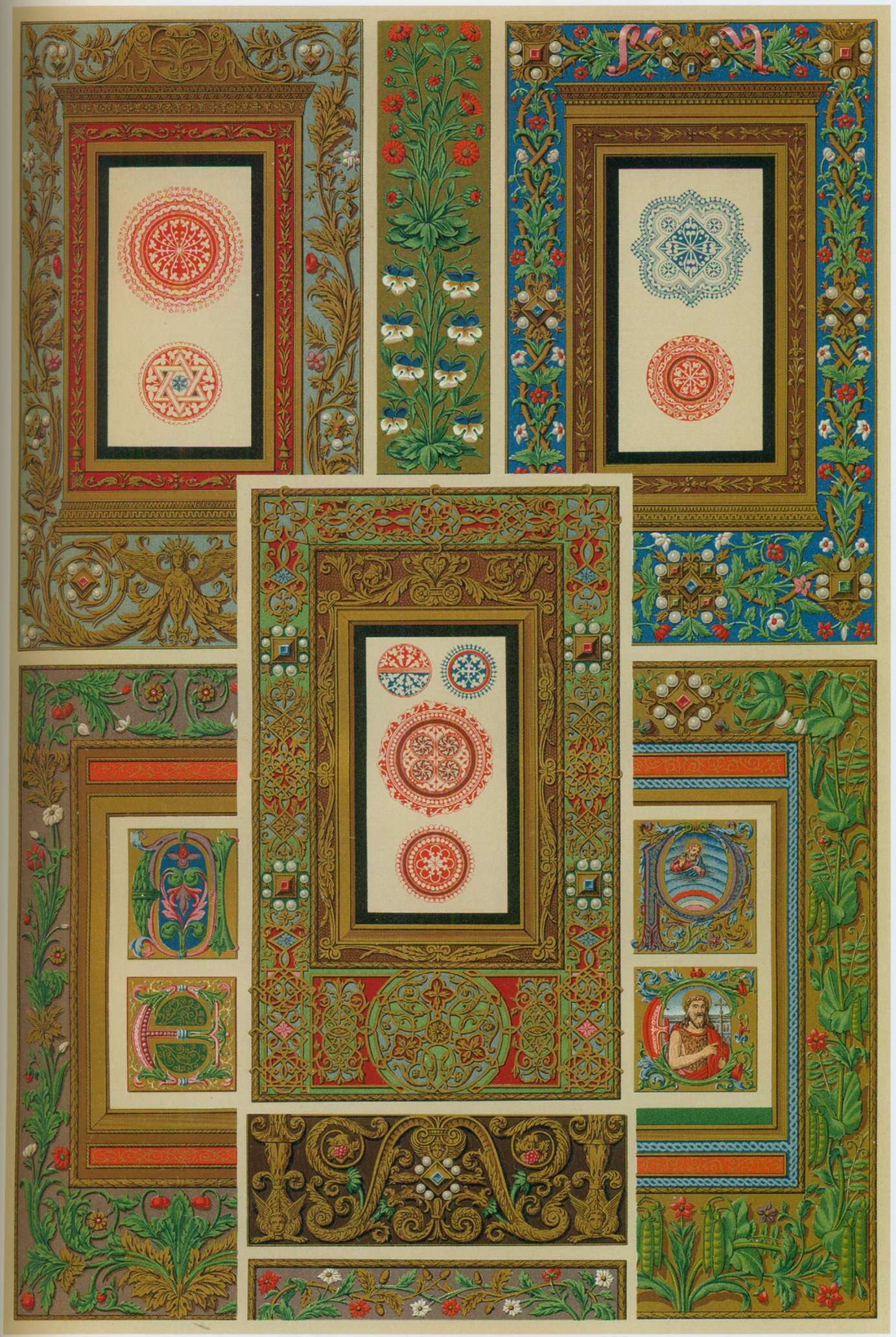 Настенные и напольные поливные изразцы