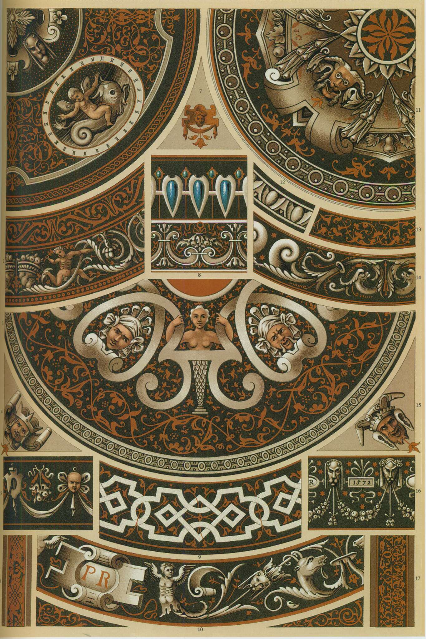 Золотые и серебряные изделия с эмалью, ювелирные украшения