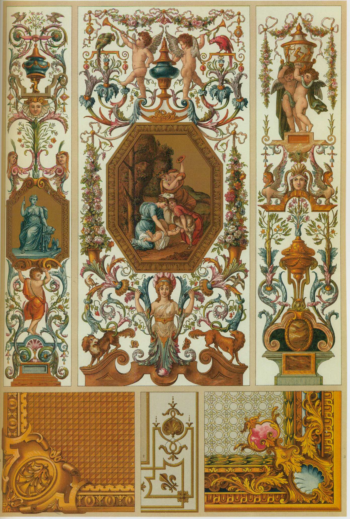 Декоративные росписи, книжные миниатюры