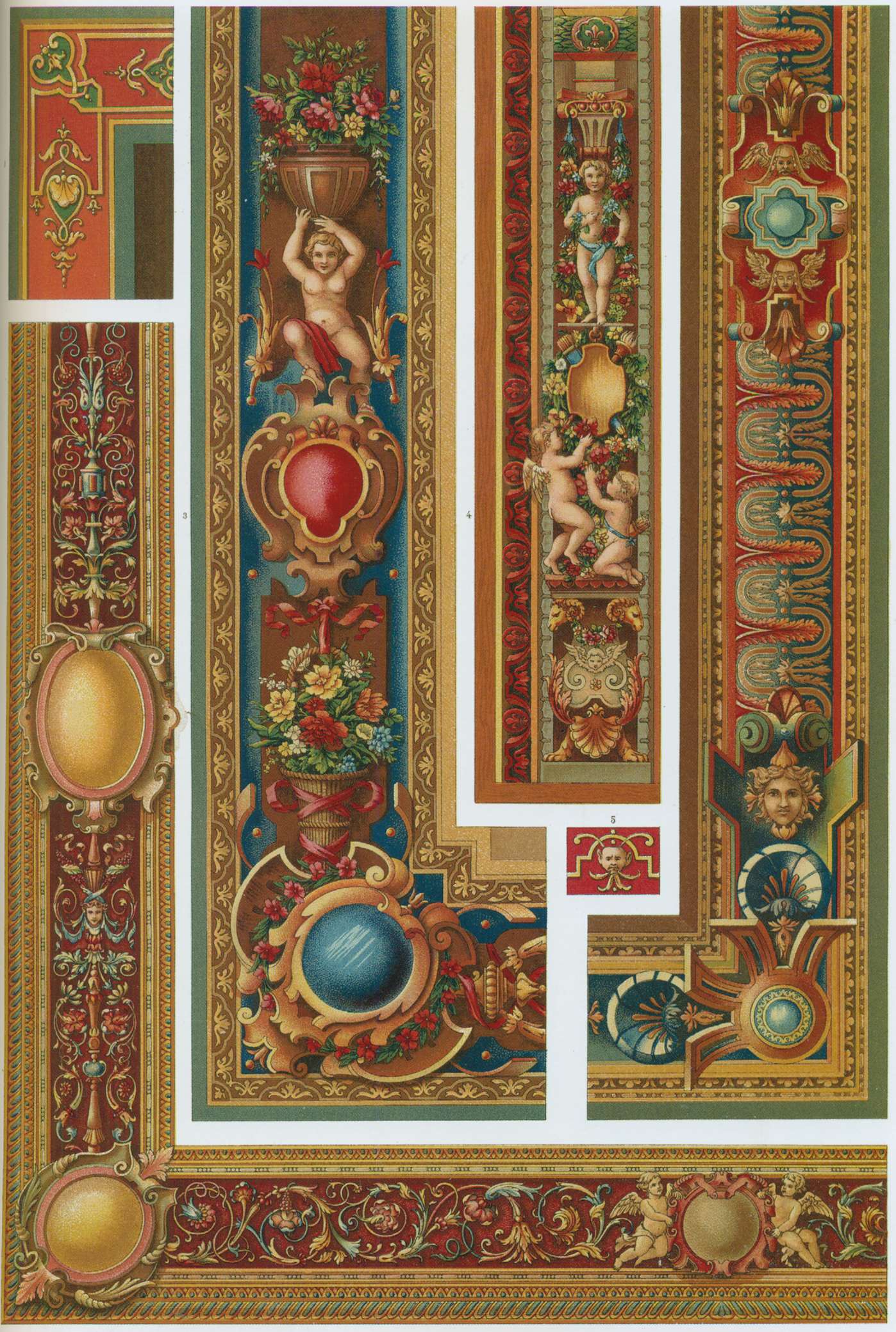 Гобелены с бордюрами