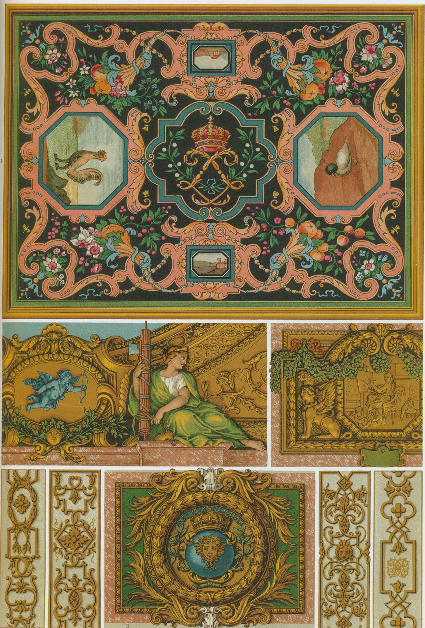 Бордюры гобеленов