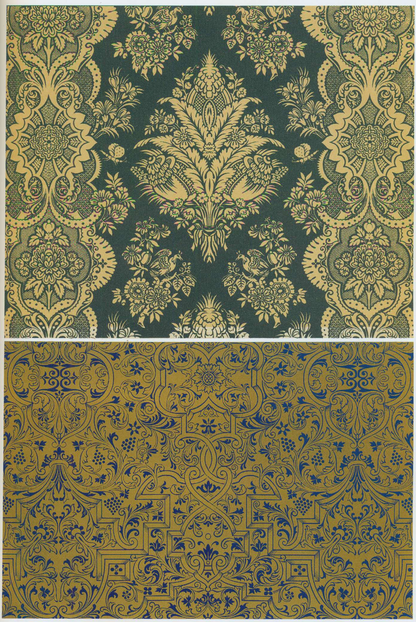 Декоративные панели, позолоченная деревянная резьба, профилированный декор, «трофеи»